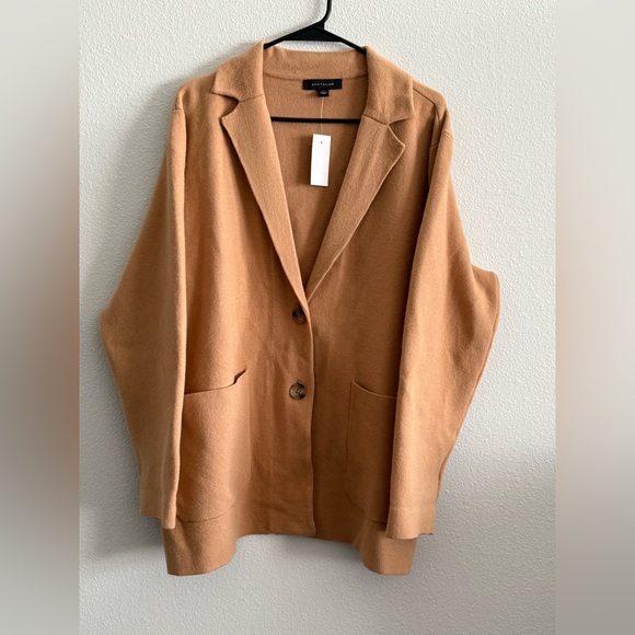 Ann Taylor Jackets & Blazers - Ann Taylor Camel Blazer Jacket XL NWT